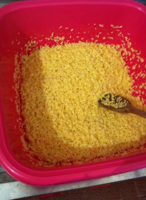 Riso giallo fai da te