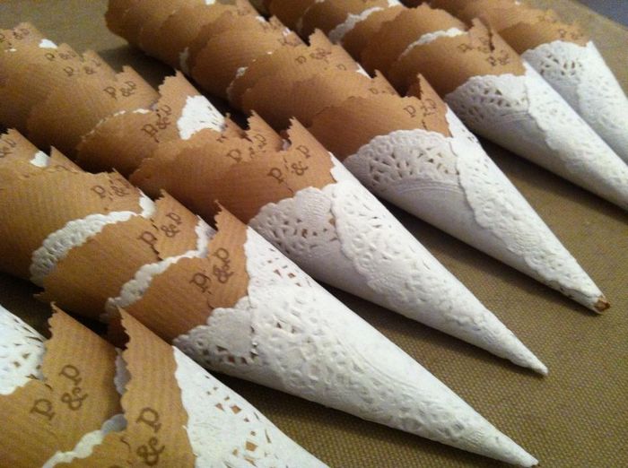 Conetti riso fai da te finiti