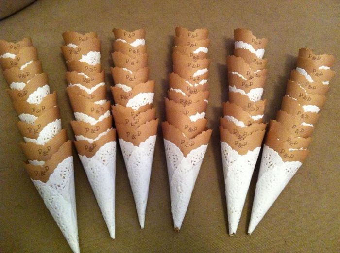 Conetti riso fai da te finiti