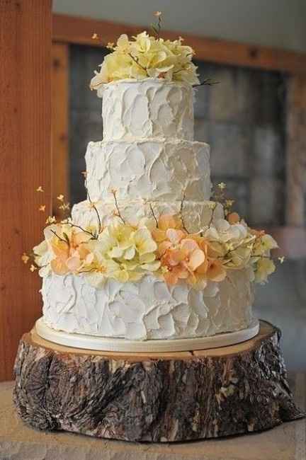 Wedding cake wood