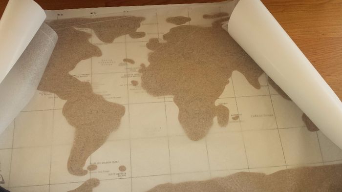 con la velina di protezione