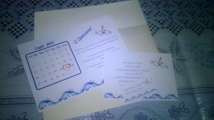 Le nostre partecipazioni finalmente arrivate.. - 1