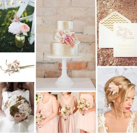 matrimonio oro e rosa