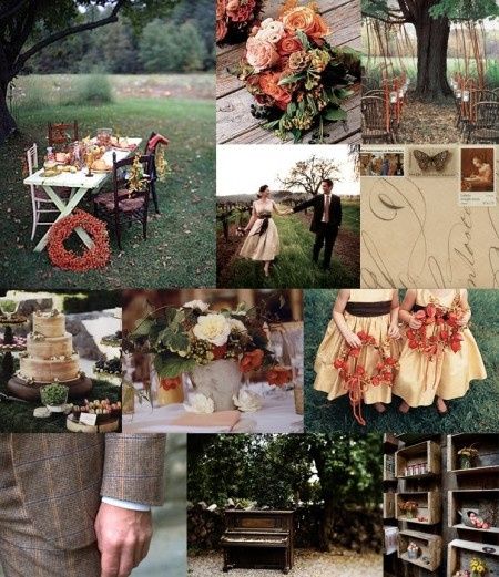 matrimonio autunnale e country