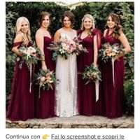 Fai lo screenshot e scopri il vestito delle tue damigelle - 1