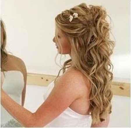 Capelli raccolti o sciolti, con il mio abito da sposa? - 1