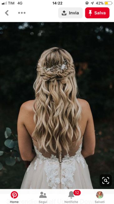 Acconciature per velo con calata - 1