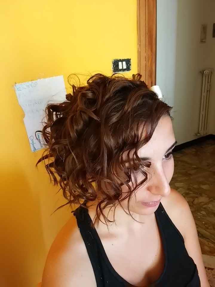 prima prova acconciatura!