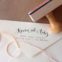 Timbro personalizzato come chiusura della busta