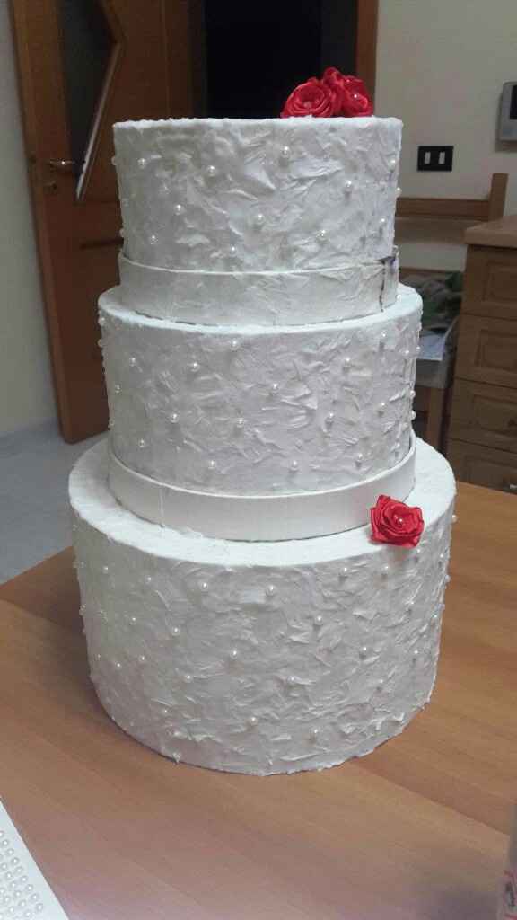 Torta porta buste - work in progress - 2
