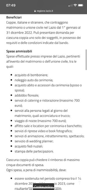 Bonus matrimonio 1