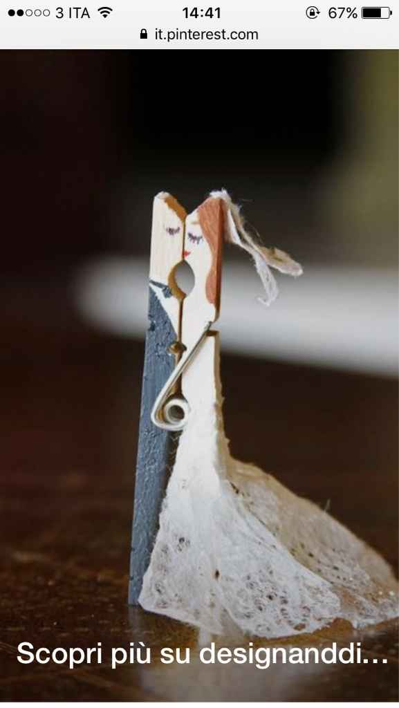 Segnaposto con molletta - 1