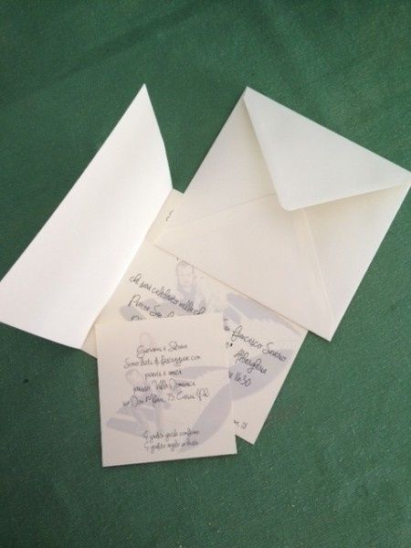 partecipazioni originali fatte da mio cognato!!