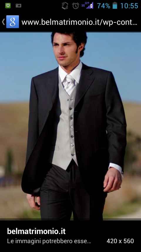 Panico da abito da sposo... - 1