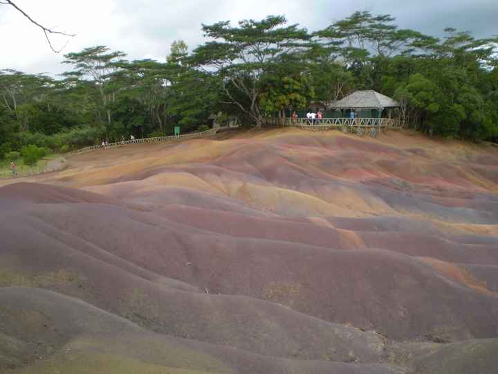 le terre colorate al sud
