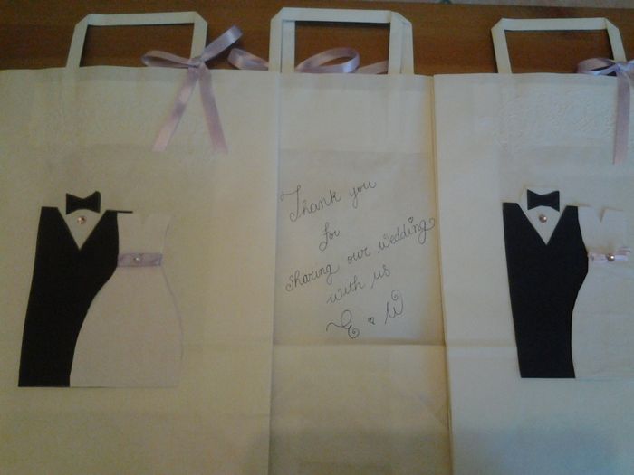 my wedding bags