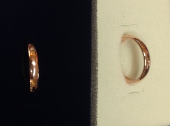 Le nostre fedi in oro rosa 