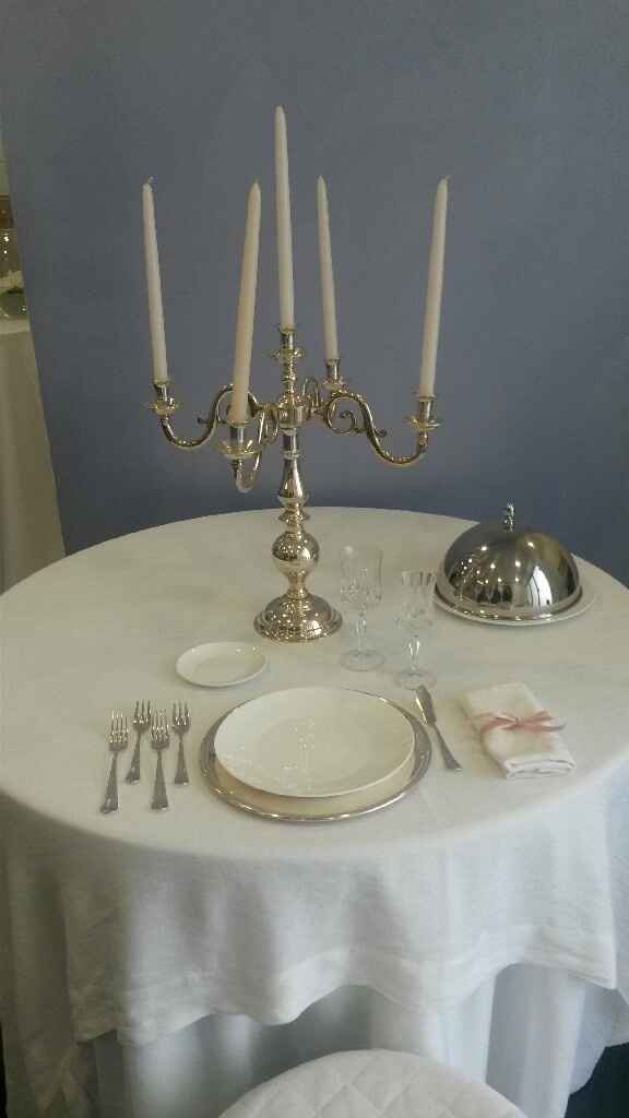 Mise en place, tovagliato e centro tavola - 1