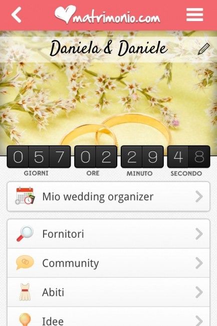 App di matrimonio.com e il mitico conto alla rovescia !!! - 1