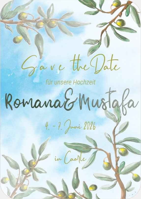 Il nostro "Save the Date" 