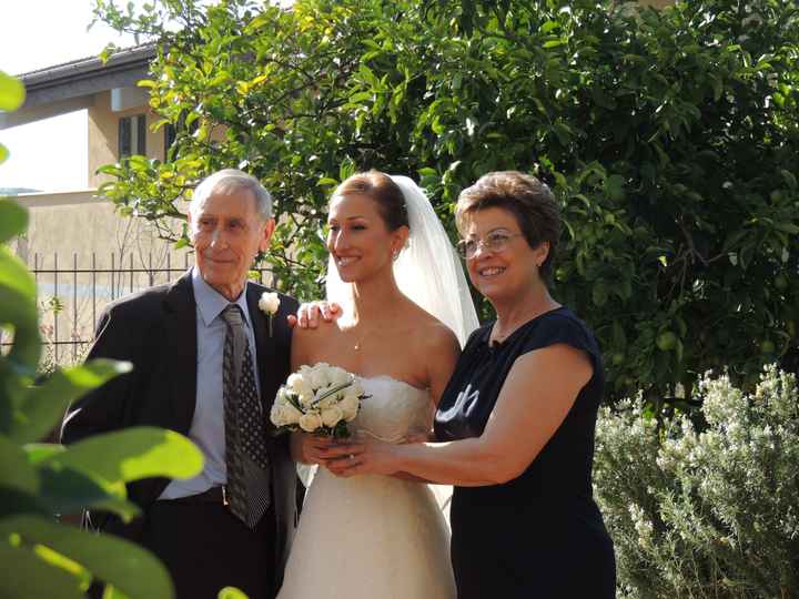 con mamma e papà