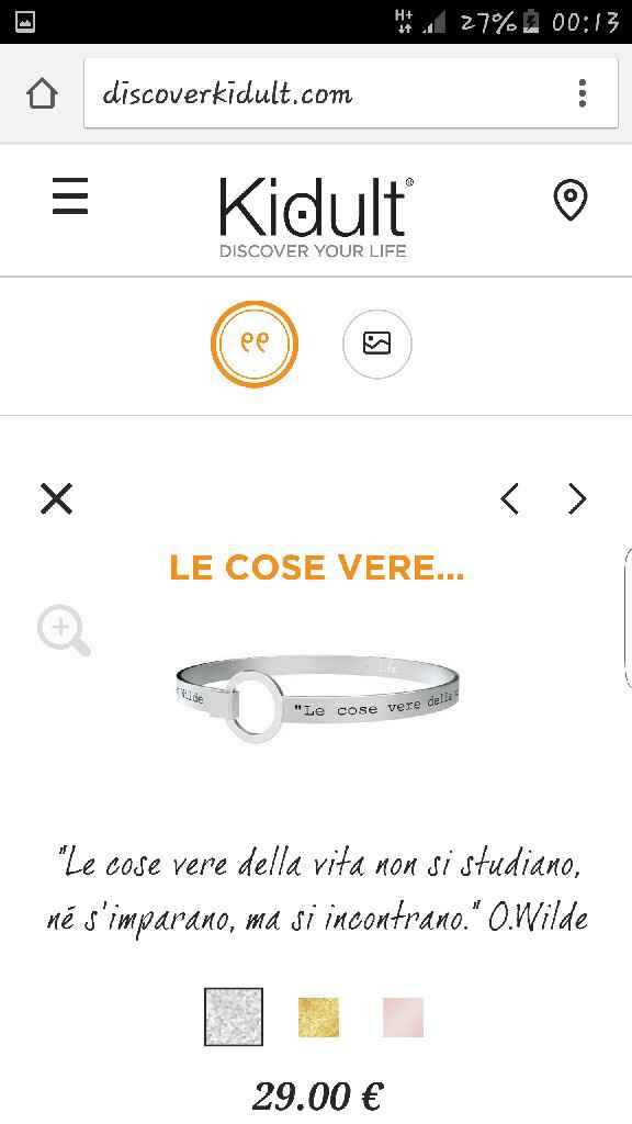 Regali ai testimoni - 1