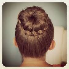 Chignon con treccia