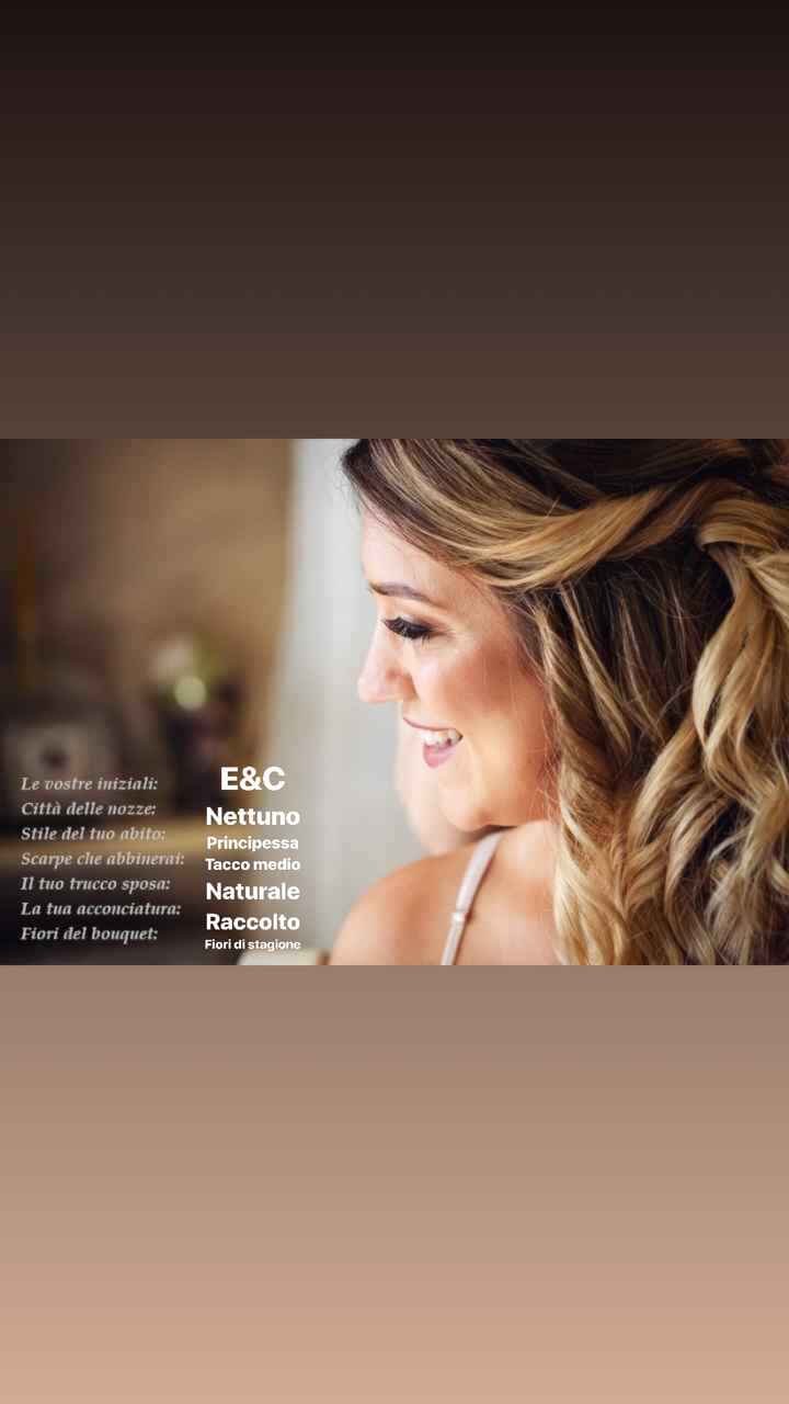 Condividi il tuo identikit sposa - 1