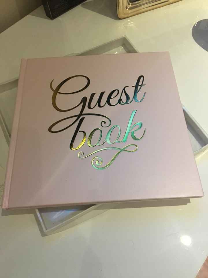 .....ed anche il guest book è arrivato! felice io❤ - 1