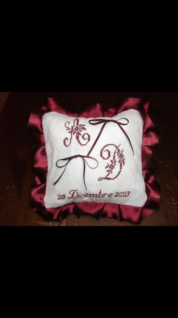 Cuscino portafedi - 2