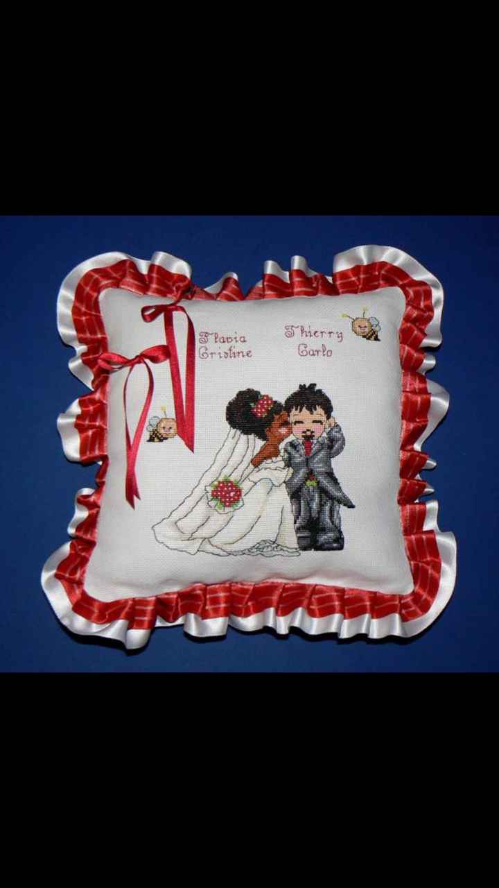 Cuscino portafedi - 1