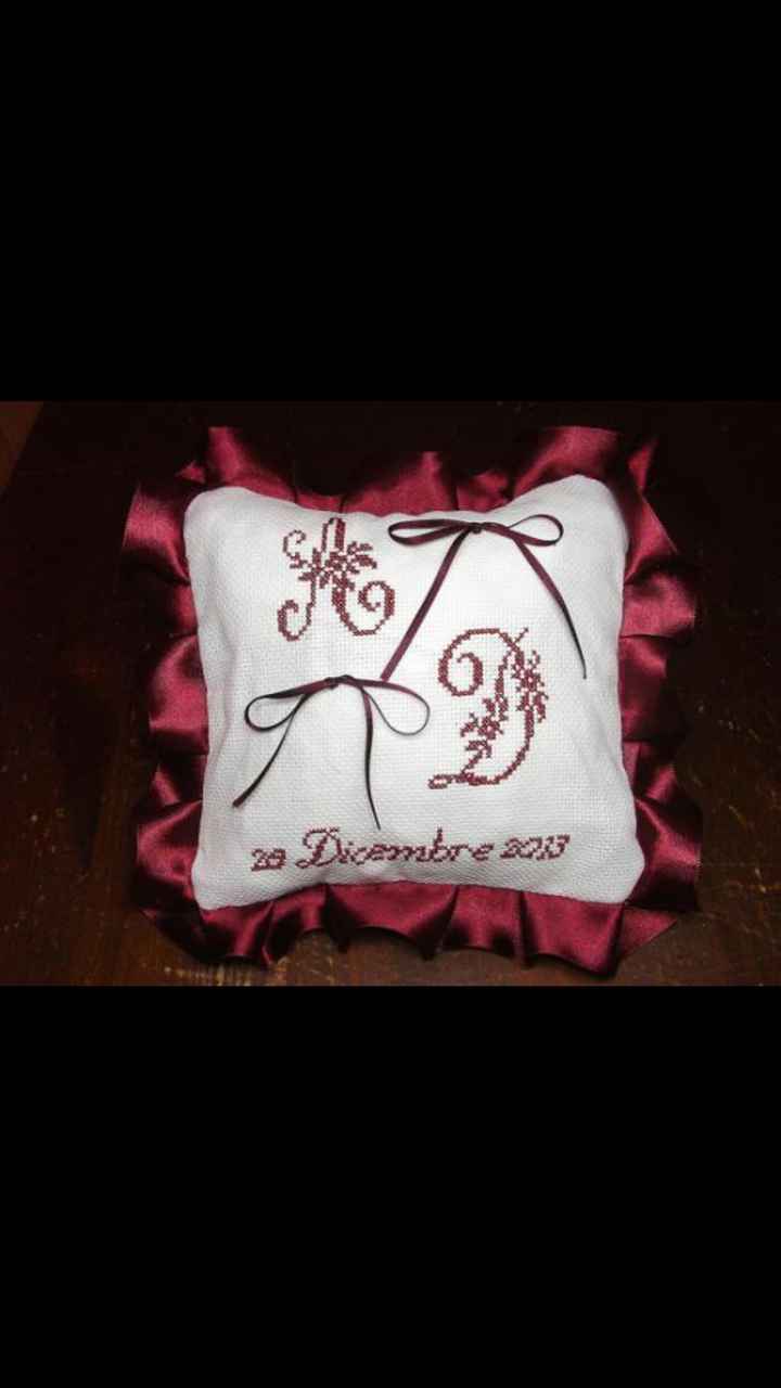 Cuscino portafedi - 2