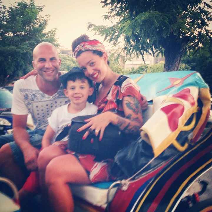 Eccoci, Alessandra e Andrea 19/6/2016, con il nostro piccolo Gabriele 