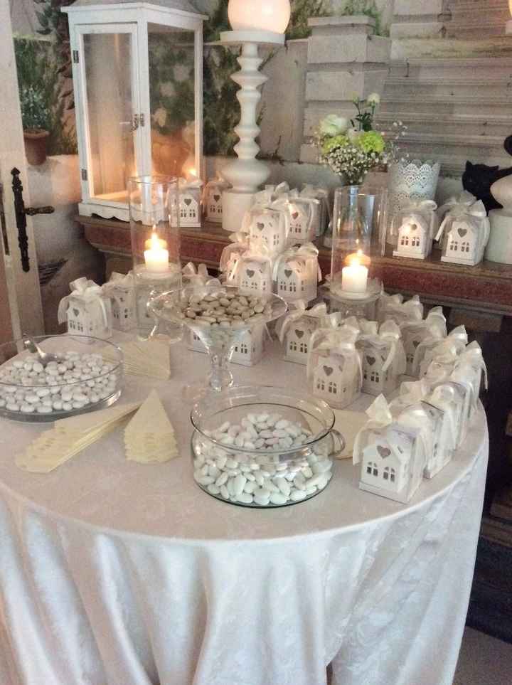 La mia confettata con le bomboniere 