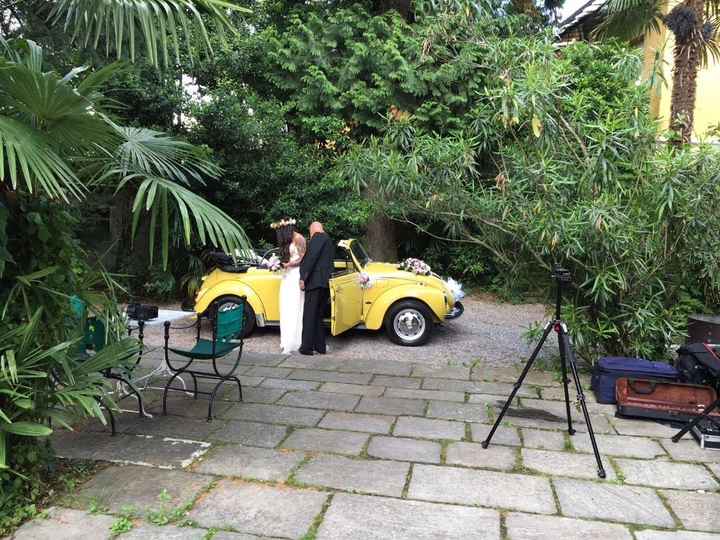 Emozioni  a mille all'arrivo 