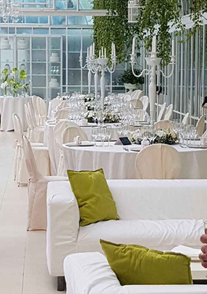 Dettaglio della sala ricevimeto