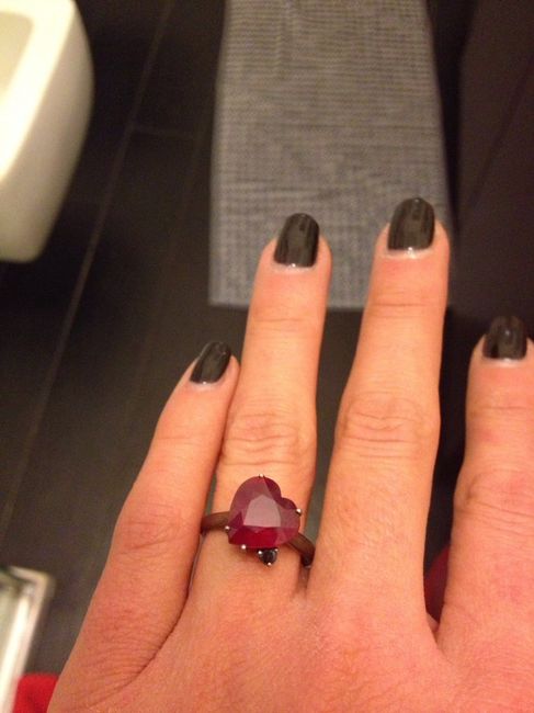 Il mio anello di proposta matrimonio