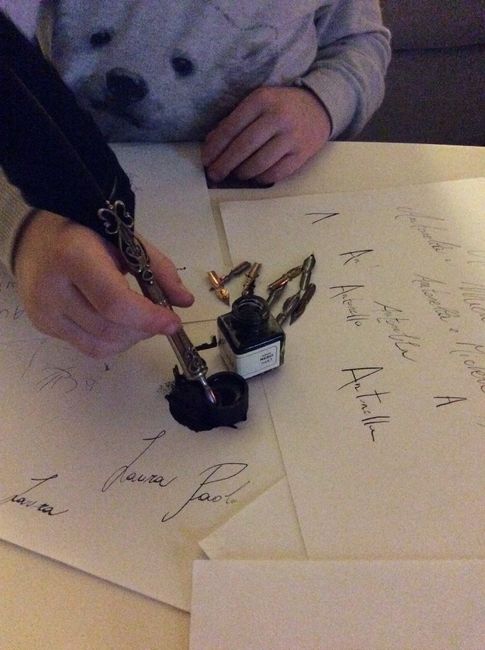 Prove per nomi sulle buste nr1