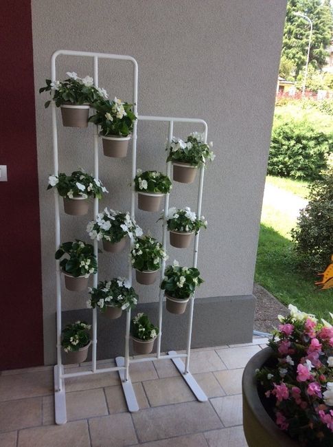 Il giardino verticale in bianco 