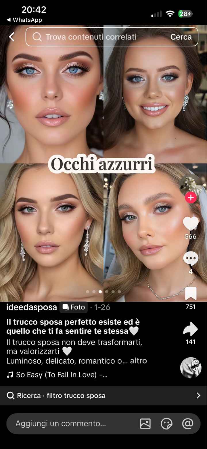 Idee make up sposa bionda occhi azzurri - 1