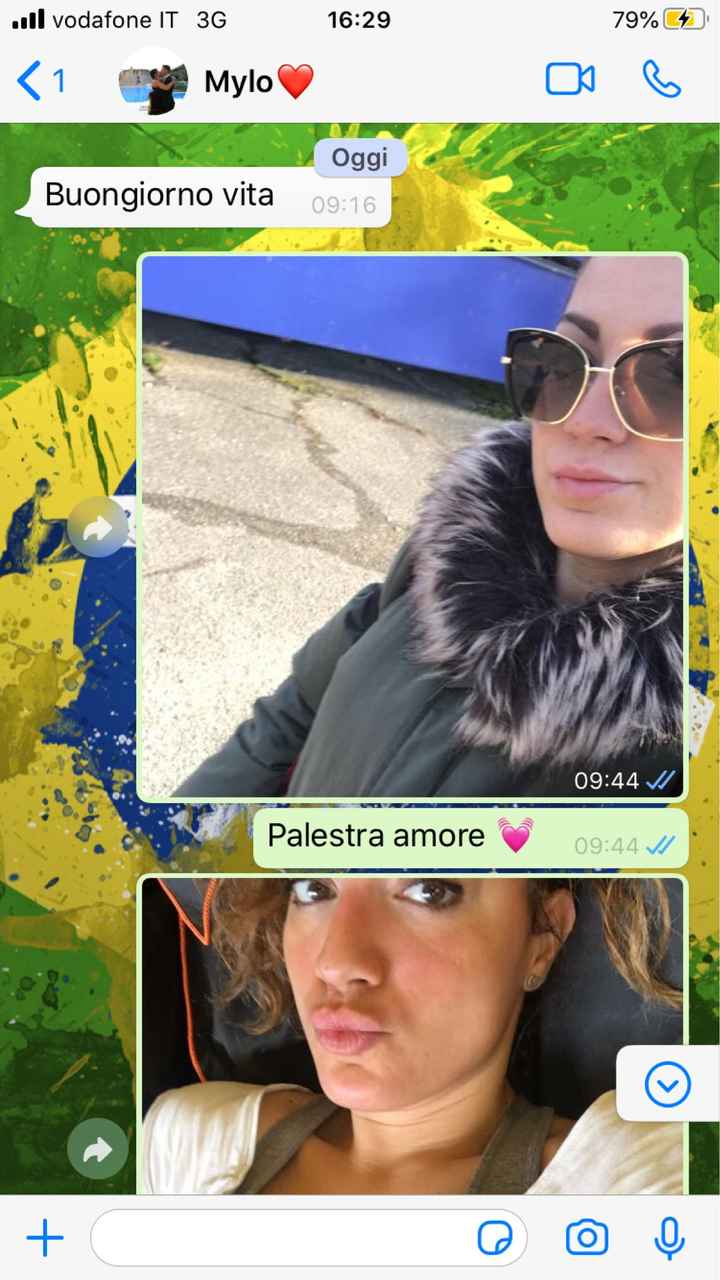 Condividi lo screenshot dell'ultimo messaggio che vi siete inviati - 1