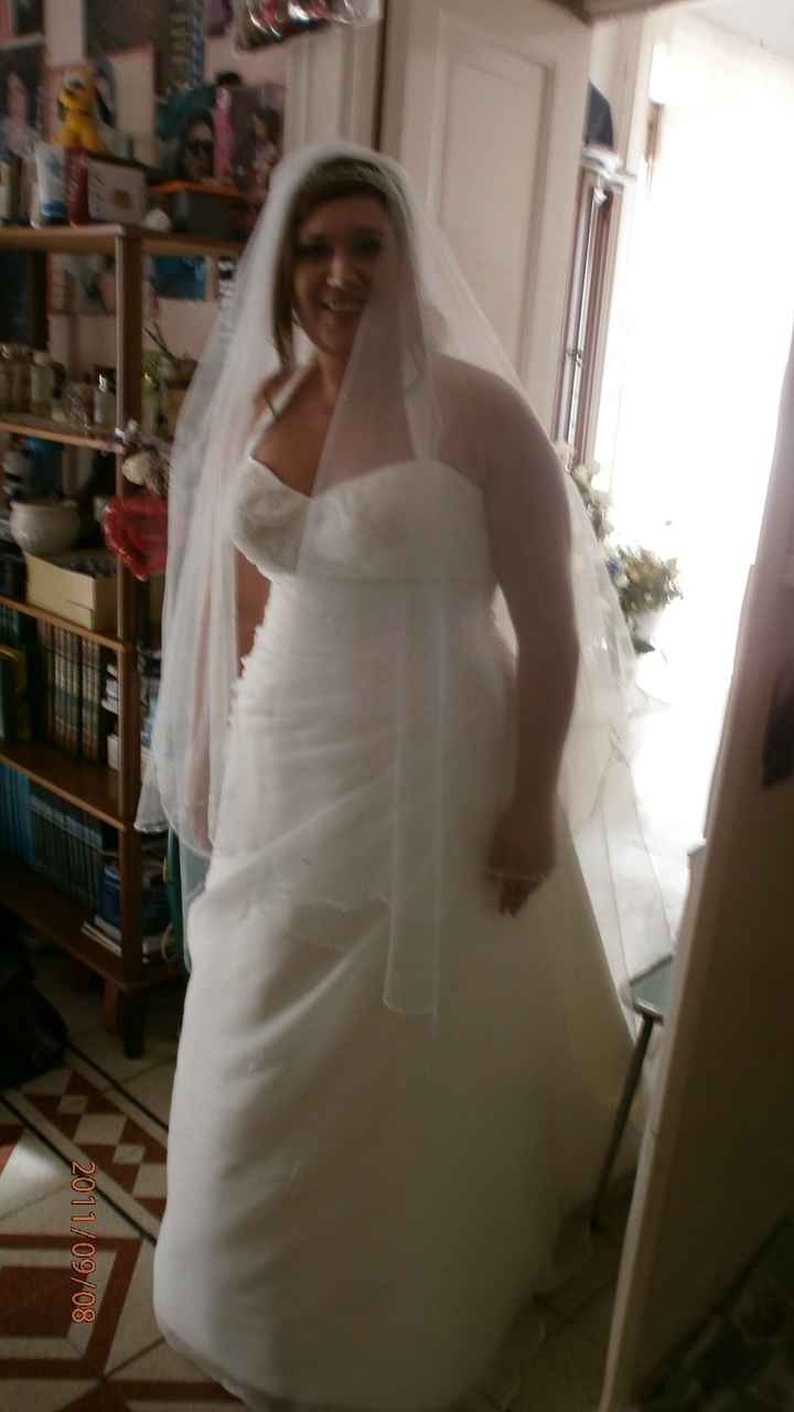 vestito di sposa di mia sorella