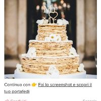 Fai lo screenshot e scopri la tua torta nuziale - 1