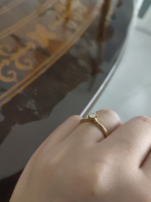 Anello in oro giallo 1