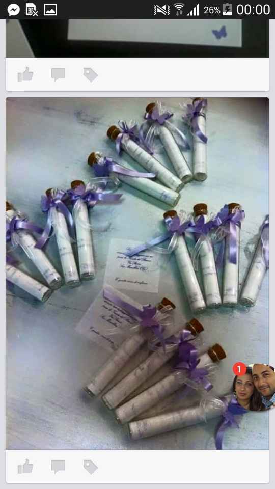 Partecipazioni provetta vetro - 1