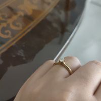 Anello in oro giallo - 1