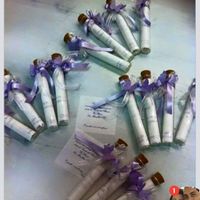 Partecipazioni provetta vetro - 1