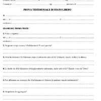  Certificato di libero stato - 1