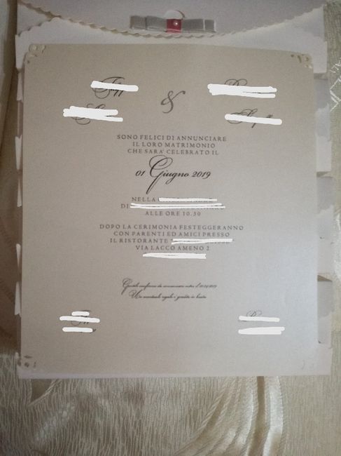 Le mie partecipazioni in scatola!❤ - 5