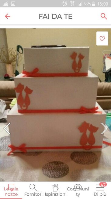 Torta porta buste .....consiglio su come fare - 1